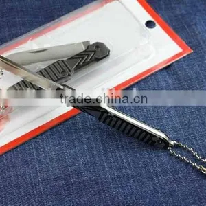 OEM 440C Stainless Steel Small Folding Knife With Blister Package thumbnail-3