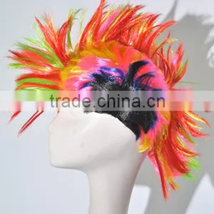 Crazy Color Cock Wig for Clown Cosplay Wig N366 thumbnail-1