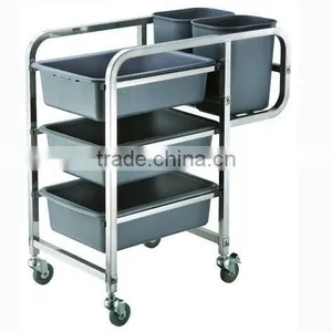 Stainless Steel Dish Collecting Cart(square Tube) RTD-5A thumbnail-1