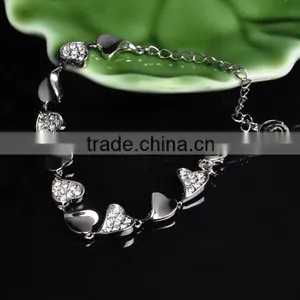 2016 Elegant Heart Charm Bracelet for Lady thumbnail-2
