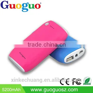 Guoguo Factory Price 4400mAh LED Torch Portable Wind up Mobile Power Bank for Iphone7 thumbnail-1