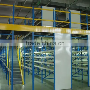 Warehouse Storage Mezzanine Shelving Platform thumbnail-6