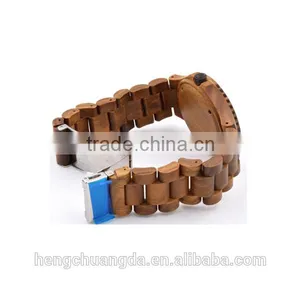 Hot Sale Wrist Watch for Adult Quartz Wood Watch thumbnail-3