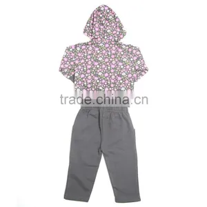 Kevince Girl Jogging Set CVC French Terry OEM Factory Clothing thumbnail-2
