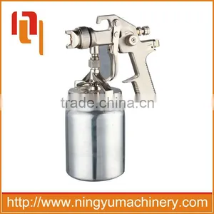 High Quality 1000ml Aluminium Cup Suction Type Air Paint Gun thumbnail-1