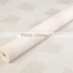 Shallow Embossing Wallpaper European Flower Wall Paper Hot Sale thumbnail-4