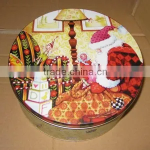 HOT Promotion Christmas Tin Box, Christmas Tin Music Box thumbnail-2