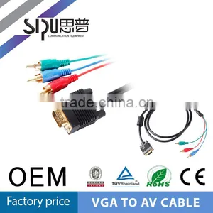 SIPU Good Price China Supply High End 3 Rca to 3rca Cable Vga Rca thumbnail-1