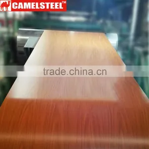China Mill Color Coated Steel Coil Wood Grain Ppgi thumbnail-1