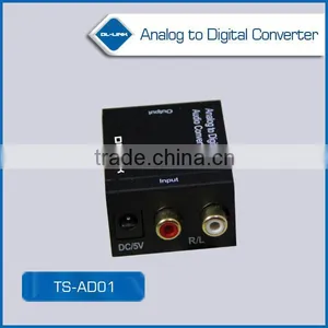 TS-AD01 Analog to Digital Optical Coaxial Audio Converter Adapter With RCA Input Toslink Output thumbnail-3
