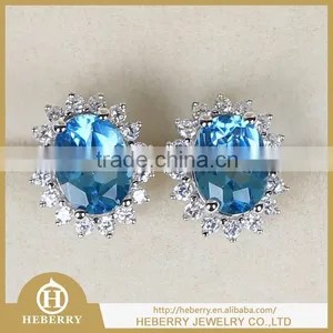 Gemstone With Silver Earring Hook Charming Jewelry for Party Wearing thumbnail-1