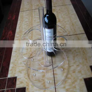 Custom Acrylic Wine Bottle Display Stand thumbnail-1