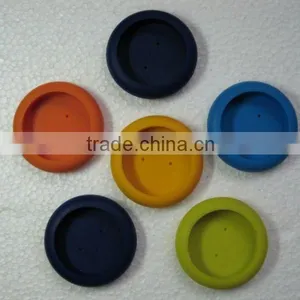 Colorful Molded Silicone Cup Saucers thumbnail-1