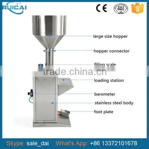 100ml Pneumatic Oil Filling Machine/Honey Liquid & Paste Filling Machine thumbnail-1