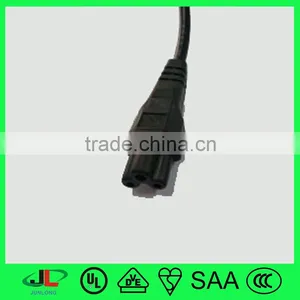 2.5A250V High Quality 2 Pin C7 Female Power Cord With C7 Flat Female Power Cord Ends thumbnail-2