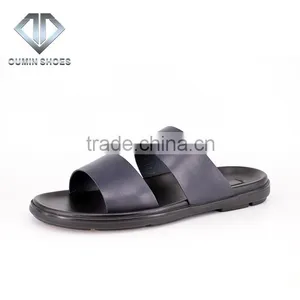 Hot Sale Pakistani Pure Cow Leather Flip Flop Slipper , Bulk Wholesale Men Leather Sandals and Slippers Shoes thumbnail-2