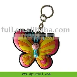 Silicone Fashion Bees Keychain thumbnail-1