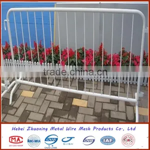 Round Tube Steel Galvanized Crowd Control Barrier for Events thumbnail-2