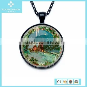 Wholesale Charm Lovely Snow Night Pendant Maker Online thumbnail-4