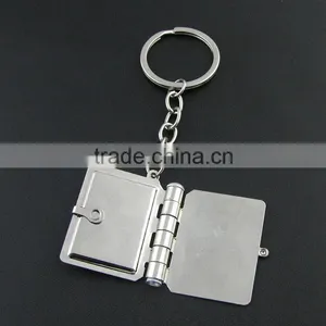 Engraved Silver Picture Frame Keychain thumbnail-3