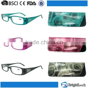 Vogue Women Reading Glasses Frame China Eyeglasses With Pouch thumbnail-1