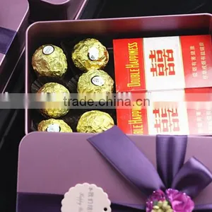 Cheap Custom Made Metal Christmas Tin Box thumbnail-1