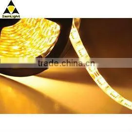 IP67 Waterproof 3528 Yellow Battery Operated LED Strip thumbnail-1