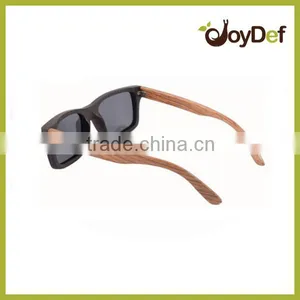 Two Tone Bamboo Wood Sunglasses Wooden Sun Glasses With Polarized Lens thumbnail-2