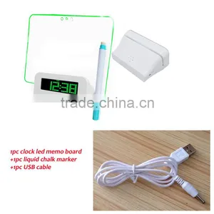 New Invented Magic Kids Alarm Clock LED Writing Board thumbnail-6