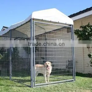 US and Canada Standard Size Cheap Chain Link Dog Kennels With Top Cover thumbnail-1