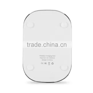 Black and White Classic Thinnest 3 Coils Built-in Wireless Chargers for Mobile Phones thumbnail-3