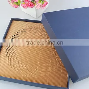 Chinese Factories Wholesale Custom Tea Caddy, Fashion Beautiful Gift Boxes, Dark Blue Storage Box thumbnail-3