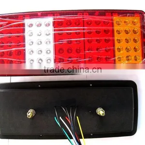 FIVE SQUARE 75LEDS HIGH QUALITY TRUCK REAR LIGHT thumbnail-1
