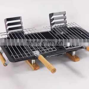 Iron Easy Carried Outdoor Foldable Charcoal BBQ Grill thumbnail-4