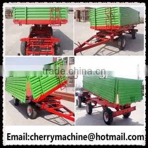 Two Axles Europe Style Tractor Tipper Trailer for Sale thumbnail-1