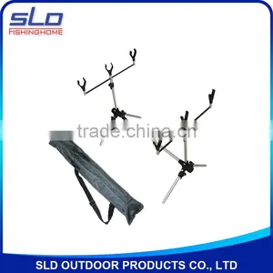 Fishing Aluminium Rod Pod for 3 Rod Rest With Carrying Bag thumbnail-1