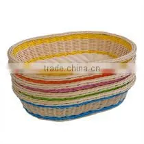 All Bamboo Basket/carry Basket With Cover FanLan/food Basket thumbnail-1