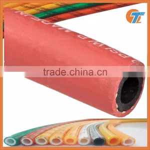 200 PSI Maximum Working Pressure 3/8 Inch ID PVC Red EPDM Rubber Air Hose thumbnail-1