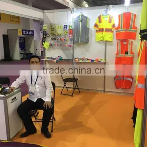 High Quality Visibility Fluorescent Polyester Workwear Reflective Safety Vest With Many Pockets thumbnail-2