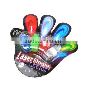 4 Colours LED Party Laser Finger Light Beam Torch Ring thumbnail-1