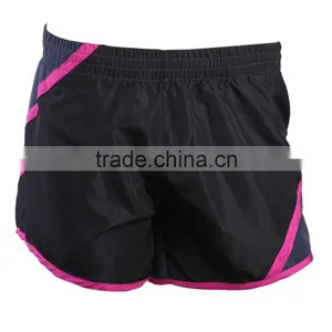 Polyester Loose High Waist Sweat Absorbing and Quick-drying Sport Shorts for Female Running Biking Sports Yoge thumbnail-1