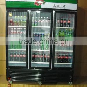 2016 Hot Sale Vertical Beer Beverage Coke Display Cooler With CE Certificate Vertical Bottle Display Cooler thumbnail-3