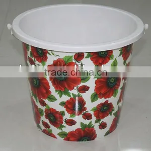 13L Household Plastic Cheap Buckets With Handle thumbnail-5