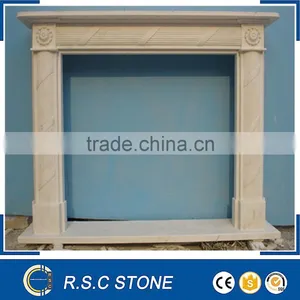 Natural Stone Insert Marble Electric Fireplace thumbnail-1