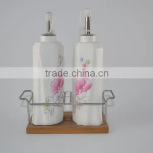 Hot Sale High Quality 2015 New Style Magnesia Porcelain Canisters/pepper Bottle Sets/2pcs Pepper Shakers Sets thumbnail-1