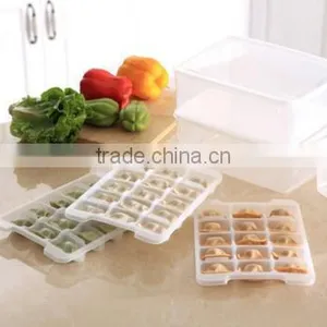 CY034 Household Article Fresh Dumpling Crisper Box Microwave Thawing Non Stick Food Tray Dumplings Preserving Box thumbnail-2