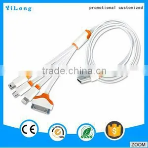 Hot Selling Multiple Usb Data Cable Multi Function Charger Cable thumbnail-5