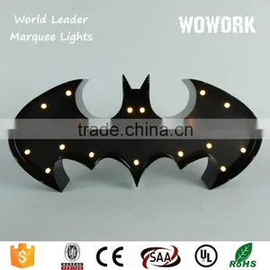 Batman Logo Marquee Light for Kids Room Decoration thumbnail-2