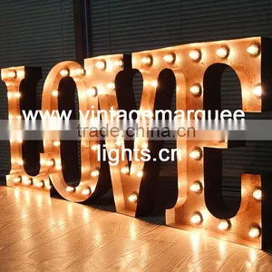Illuminated Metal Letters for Wedding thumbnail-1