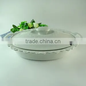 Cheap Hot Sale White Porcelain Soup Tureen With Ceramics Lid thumbnail-2